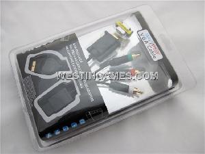 Pc Monitor Hdtv Vga Cable For Ps3 / Wii 1.5-meter