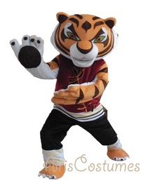 Kungfu Tiger Mascot, Cartoon Costumes