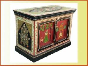 Hand Painted Tv Stand Indian Painted Furniture