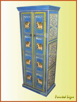 hand painted wardrobe indian furniture