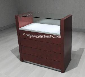 Black Wooden Watches Display Showcase, Led Watches Chest