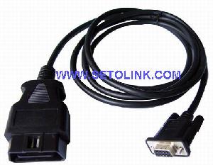 Obdii 16pin Male To Db9pin Female Obd Test Cable From Setolink Electronics