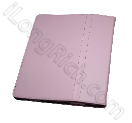 magnetic flip folder leather case ipad pink