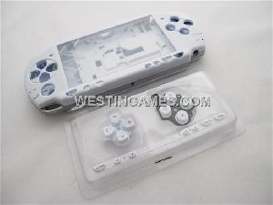 Replacement Complete Housing Shell Case White Without Brand Sony Psp 2000 Neutral