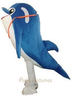 Dolphin Mascot Costume Sea Animal Mascot