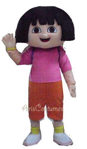 dora mascot costume cartoon character costumes