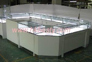 Fashion Full Enclosed Jewelry Kiosk Showcase Display