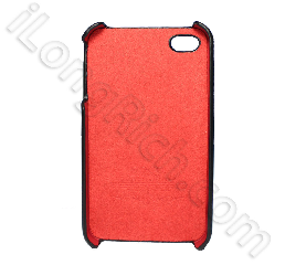 Hoco Single Open Face Leather Cases For Iphone 4 Black