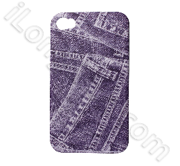 jean skin protection cases iphone 4 purple