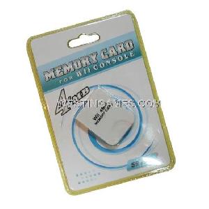 4 / 8mb Memory Card For Wii Console