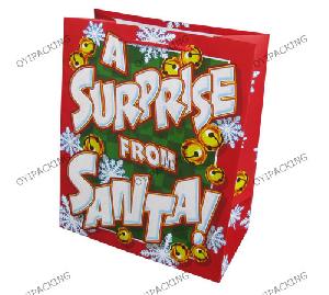 A Surprise From Santa Bag With Gift