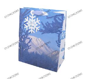 Snow Hill Christmas Paper Bag