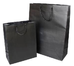 Yellow Solid Paper Bags, Tote