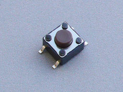 tactile switches 6 x 6mm surface mount 50ma 12vdc