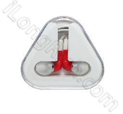 Atomic Style Earphone With Microphone For Iphone 3g 3gs 4g Else Mobile Phone-red