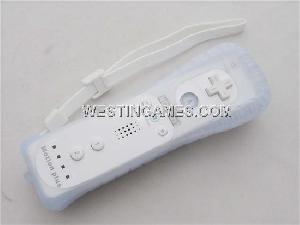 2in1 Remote Controller With Built-in Motion Plus White Without Packing For Wii Neutral