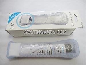 Nintendo Replacement Motion Plus With Silicone Sleeve For Wii Remote White Jp