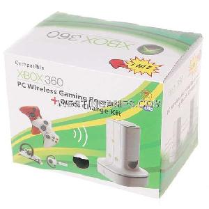 pc wireless gaming receiver charger kit xbox 360