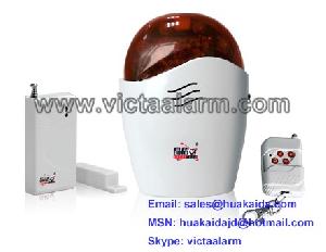 Wireless Home Burglar Alarm Systems With Sound Light Strobe Siren