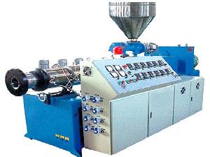 conical screw plastic extruder