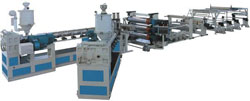 pbt abs hips pe pp ps sheet extrusion co line