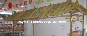 bamboo garden poles furnitures structures outdoor ornaments spa patio beach p