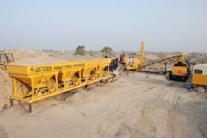 drum mix plant machinery