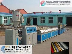 plastic machinery pvc profile line