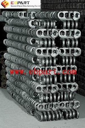 chain link bulldozer excavator track