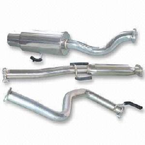 muffler stainless steel witn mirror polish