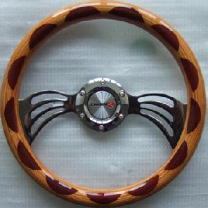 Universal Steering Wheel Made Of Wood