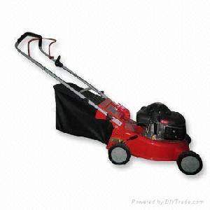 60l grass bag hand push lawn mower