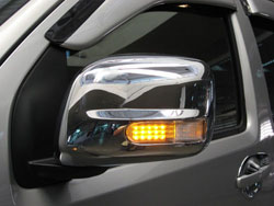 door mirror cover w led nissan frontier navara