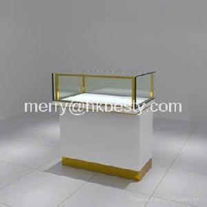 Jewellery Display Showcase With Mdf And Tenpered Clear Glass