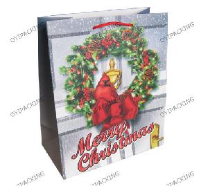 Christmas Wreath Popular Shopping Bag