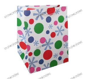 Colored Dot Gift Paper Bag