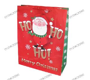 Red Santa Cost Production Paper Bag