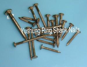 silicon bronze ring shank nails