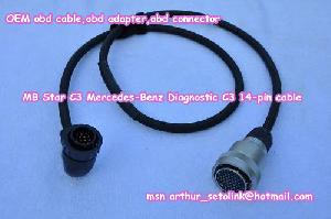 Diagnostic C3 14-pin Cable Mb Star C3 Mercedes-benz