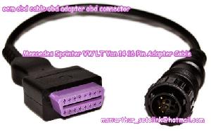 Oem Mercedes Sprinter Vw Lt Van 14 16 Pin Adapter Cable