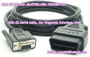 Oem Obd-ii Serial Cable, Car Diagnostic Interface, New