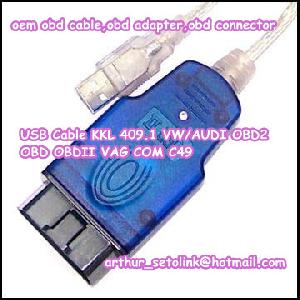 Usb Cable Kkl 409.1 Vw / Audi Obd2 Obd Obdii Vag Com C49