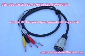 Mb Star C3 Mercedes-benz Diagnostic C3 4-pin Cable