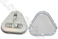 Atomic Style Earphone With Microphone For Iphone 3g/3gs/4g/other Mobile Phonewhite