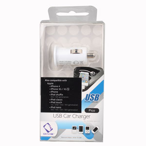 Capdase Usb Car Charger For Iphone 3g / 3gs / 4 / Ipod Black