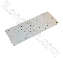 Translucent Color Silicon Soft Keyboard Waterproof And Dustproof Protective Film For Macbook White