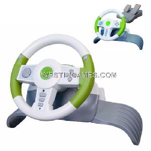 4in1 Wireless Game Steering Wheel For Pc / Ps2 / Ps3 / Xbox360