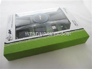 Non-contact Double Battery Charger For Xbox 360 Wireless Controller Black And White