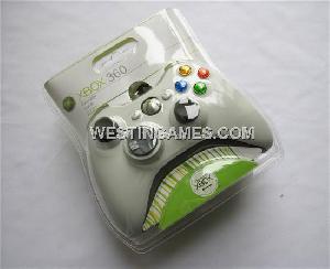 Wireless Controller Joypad With Blister For Microsoft Xbox 360 White Oem