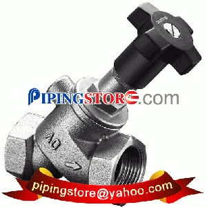 oblique pattern globe valves